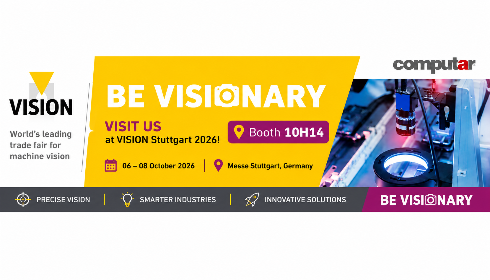 【展示会】「VISION Stuttgart 2026」 2026年10月6日～8日　Stuttgart/Germany
